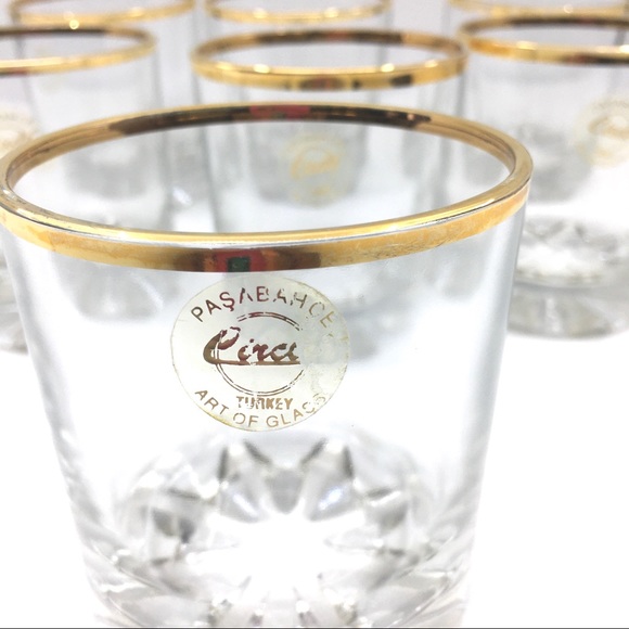 Pasabahche 7 Piece Glass Whiskey Set NWOT - Picture 4 of 8